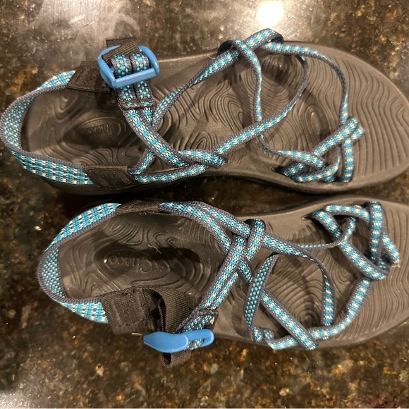 CHACO Women's Z/Volv X2 Sandals - Ennis Teal - Picture 6 of 6